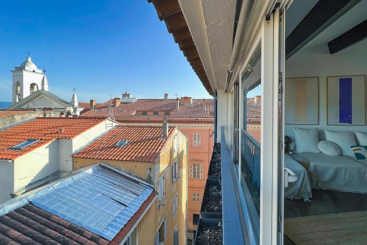 Grand Apt Au Coeur D'Ajaccio - Ac & 5Min Plage Apartment Bagian luar foto